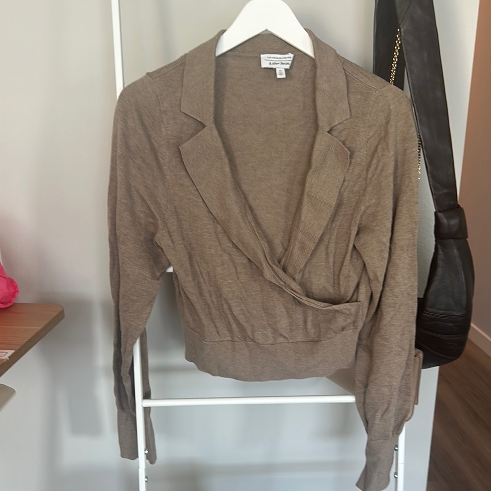 & Other Stories Tan Knit Sweater